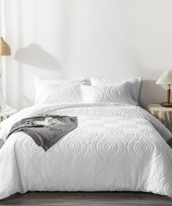 Boho Striped Duvet Cover Set by Teedee Haven Essentials