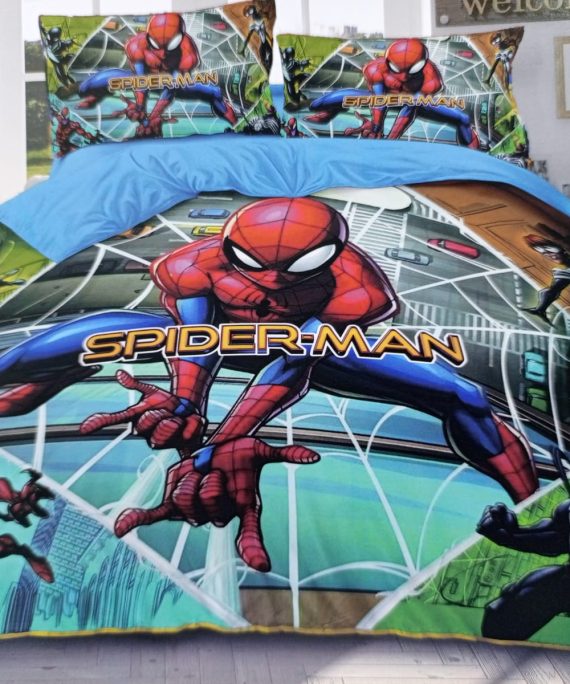 Spider-Man Themed Duvet Set for Kids by Teedee Haven Essentials