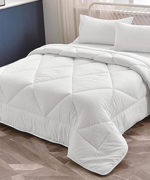 White Binded Duvet Set 4PCS by Teedee Haven Essentials